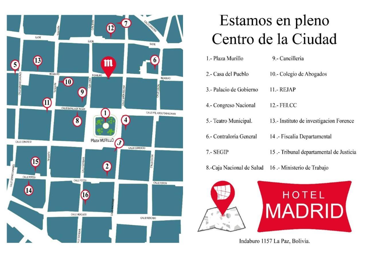 Hotel Madrid ラパス エクステリア 写真